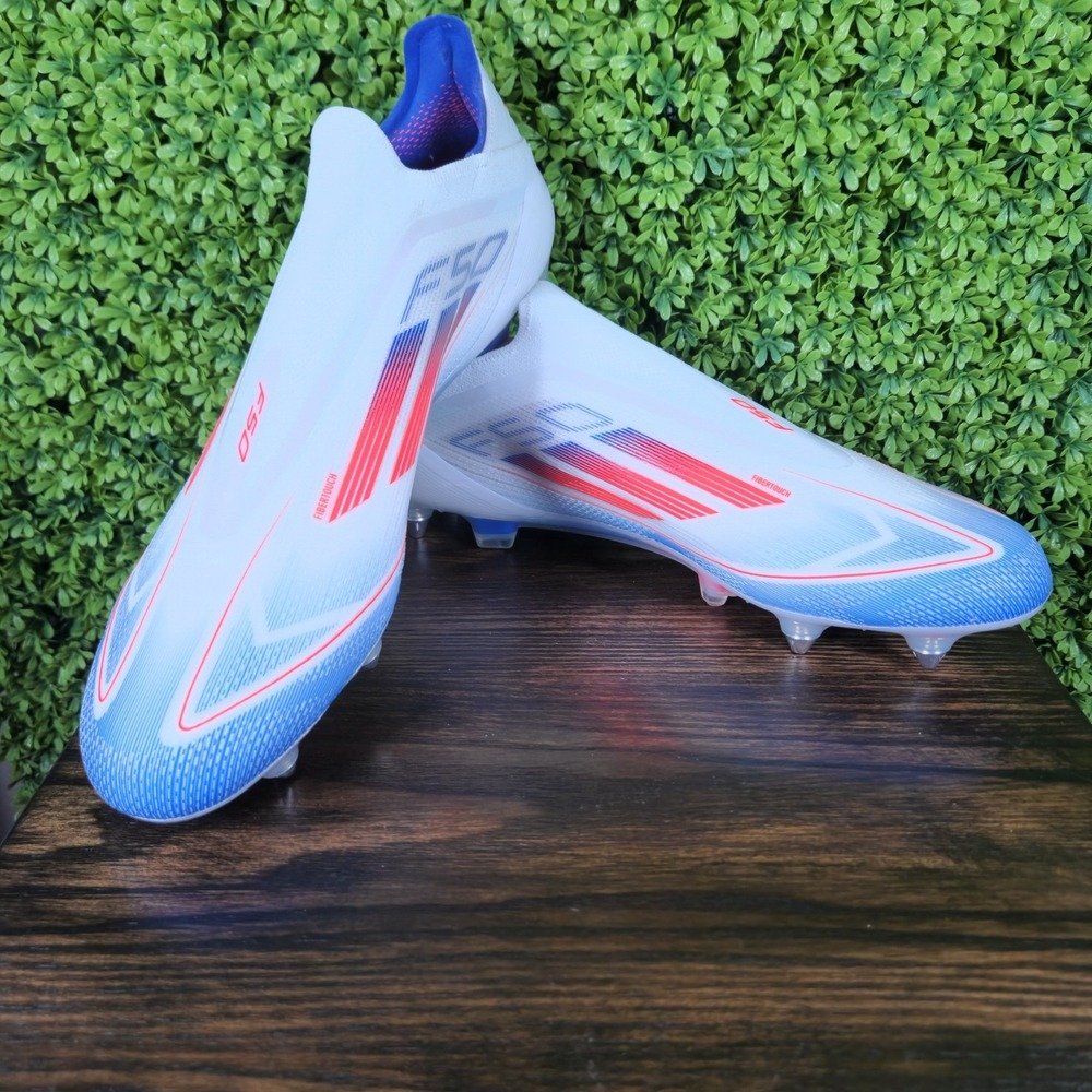 Adidas F50 Elite LL SG Mens Soccer Cleats White Red Blue IF1319 Size 11